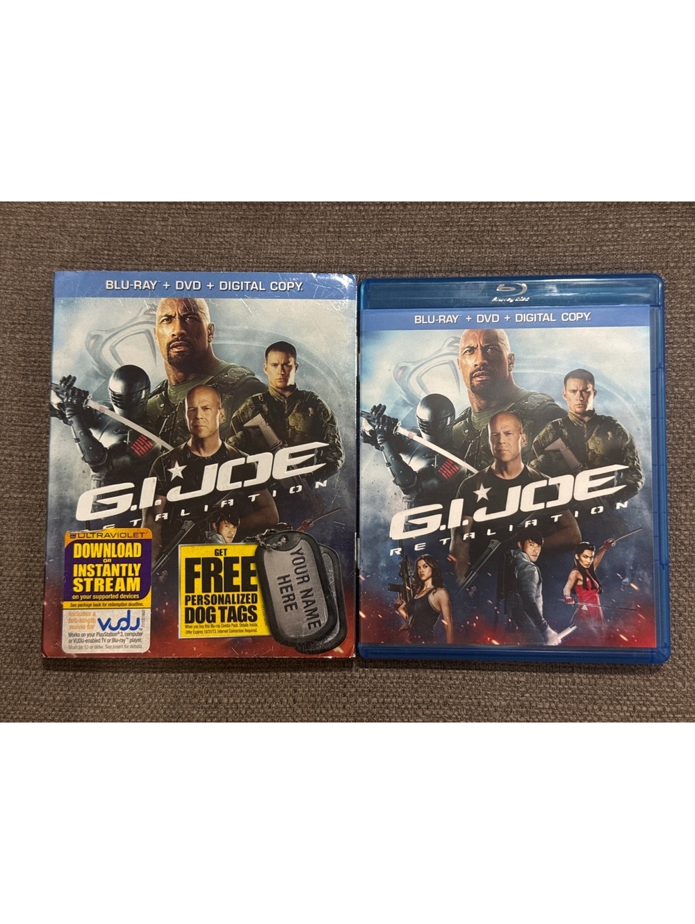 G.I. Joe: Retaliation (Blu-ray/DVD, 2013)